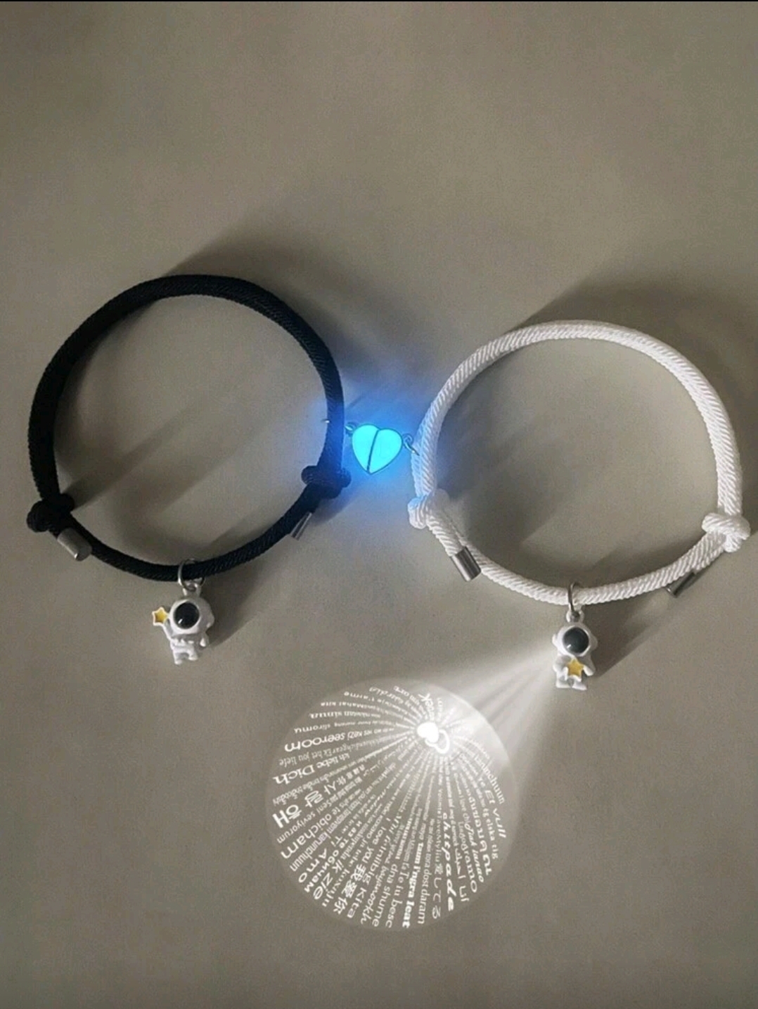PULSERA PARA PAREJA ASTRONAUTAS DE NUDOS P42